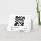 Kranz Feiertagskarte (Rückseite)