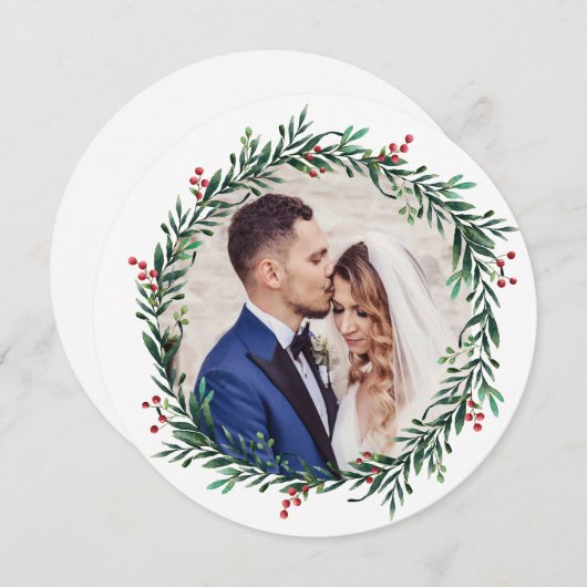 Kranz Feiertagskarte (Vorne/Hinten)