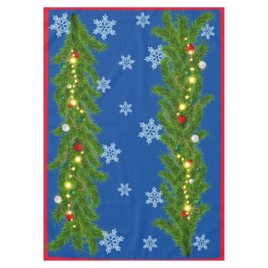 Kranz für Weihnachtsgarten Tischdecke (Vorderseite)