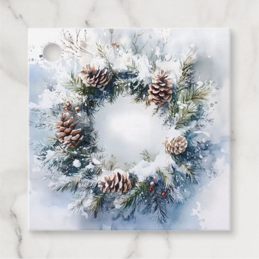 Kranz Geschenkanhänger (Vorderseite)