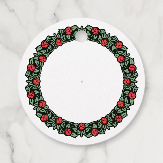 Kranz Geschenkanhänger (Rückseite)