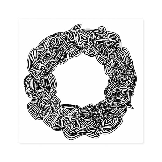 Kranz Gummistempel (Prägung)