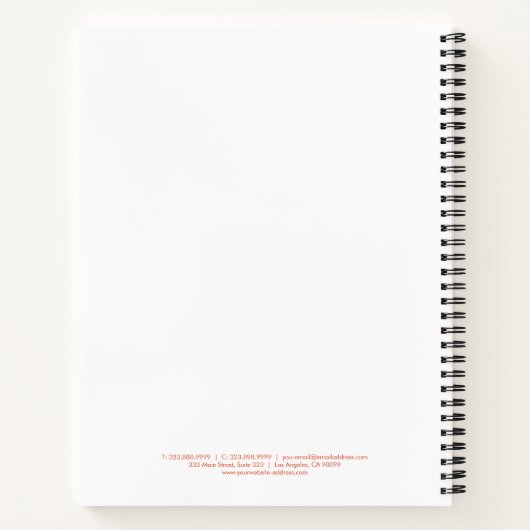 Kranz im Boho-Stil mit bunten Blume Notizblock (Rückseite)