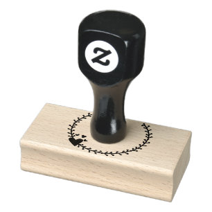 Kranz-Lorbeerkranz Gummistempel