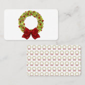 Kranz - Mehrere Farboptionen Visitenkarte (Vorne/Hinten)