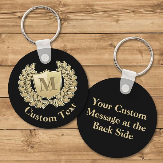 Kranz mit Schild-Schlüsselanhänger Schlüsselanhänger