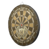 Kranz mit Schildkartentafel Dartscheibe (Vorderseite rechts)