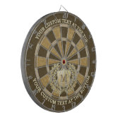 Kranz mit Schildkartentafel Dartscheibe (Vorderseite Links)
