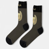 Kranz mit Schildsäcken Socken (Linkes Detail)