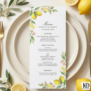 Kranz Mittelmeer-Zitrus-Hochzeitsmenü