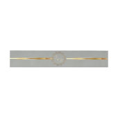 Kranz-Monogramm & Band - Salbei (Flach)
