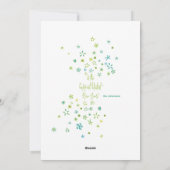 Kranz- und Flachbandkarte Feiertagskarte (Rückseite)