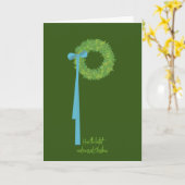 Kranz- und Flachbandkarte Karte (Gelbe Blume)