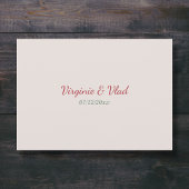 Kranz und Hochzeit im Herbst Save the Date Einladung