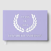 Kranz von Blätter Abschluss Gästebuch (Vorderseite)