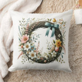 Kranz von Blume Kissen (Decke)