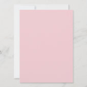 Kranz von Blume | Taufeinladung Einladung (Rückseite)