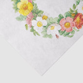 Kranz von Rose Seidenpapier (Ausschnitt)