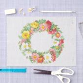 Kranz von Rose Seidenpapier (Handwerk)