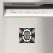 Kranz von Stiefmütterchen.... Magnet (In Situ (Geschirrspüler))