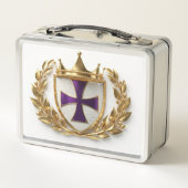 Kranz Wappen Metall Brotdose (Rückseite)