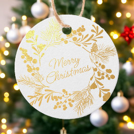 Kranz-Weihnachtssiegel – Personalisiertes Geschenk Geschenkanhänger