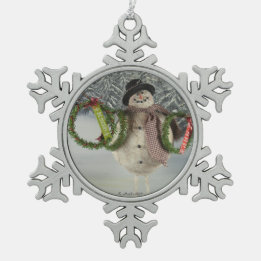 Kränze für Verkauf Schneeflocken Zinn-Ornament