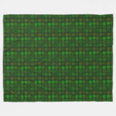 Kränze reihenweise  fleecedecke (Vorderseite (Horizontal))