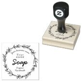 Kranzseifenbutter Briefmarke Gummistempel (Stempel)