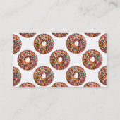 Krapfen-Bäckerei-Visitenkarten Visitenkarte (Rückseite)