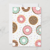 Krapfen dankt einem Loch-Bündel danken Ihnen zu Einladung (Rückseite)