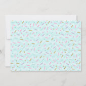 Krapfen-Einladungs-Aufstieg und glänzen es ist Einladung (Rückseite)