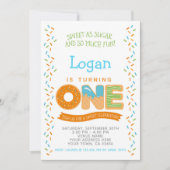 Krapfen-Eiscreme Plätzchen, Einladung (Vorderseite)