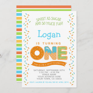 Krapfen-Eiscreme Plätzchen, Einladung