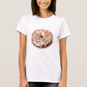 Krapfen festlich auf Weiß T-Shirt