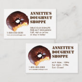 Krapfen-Foto-Krapfen-Geschäfts-Geschäfts-Karten Visitenkarte (Vorne/Hinten)