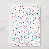 Krapfen-Geburtstags-Einladung - Krapfen-Fräulein Einladung (Rückseite)