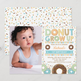 Krapfen-Geburtstags-Krapfen-Party besprüht Einladung