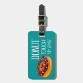 Krapfen-Gepäckanhänger Gepäckanhänger (Vorderseite vertikal)