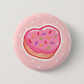 Krapfen I <3 Button (Vorderseite)