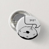 Krapfen-Knopf Button (Vorne & Hinten)