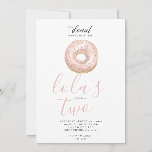 KRAPFEN LADEN EIN EINLADUNG (Vorderseite)