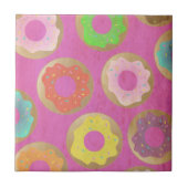 Krapfen-Liebhaber Fliese (Vorderseite)