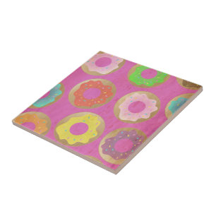 Krapfen-Liebhaber Fliese