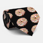 Krapfen-Liebhaber-Krawatte! Krawatte (Gerollt)