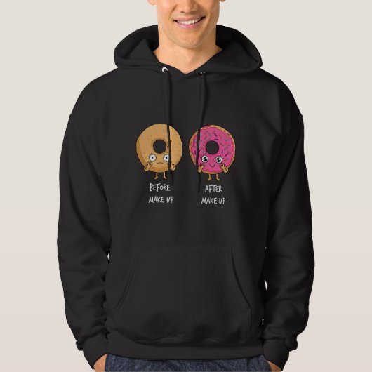 Krapfen - Lustiger Donut Hoodie (Vorderseite)