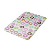 Krapfen-Musterbadmatten Badematte (Schrägansicht)