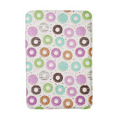 Krapfen-Musterbadmatten Badematte (Vorderseite Vertikal)