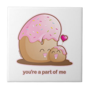 Krapfen-Paare Fliese