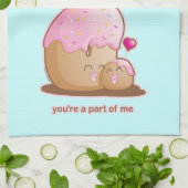 Krapfen-Paare Küchentuch (Gefaltet)